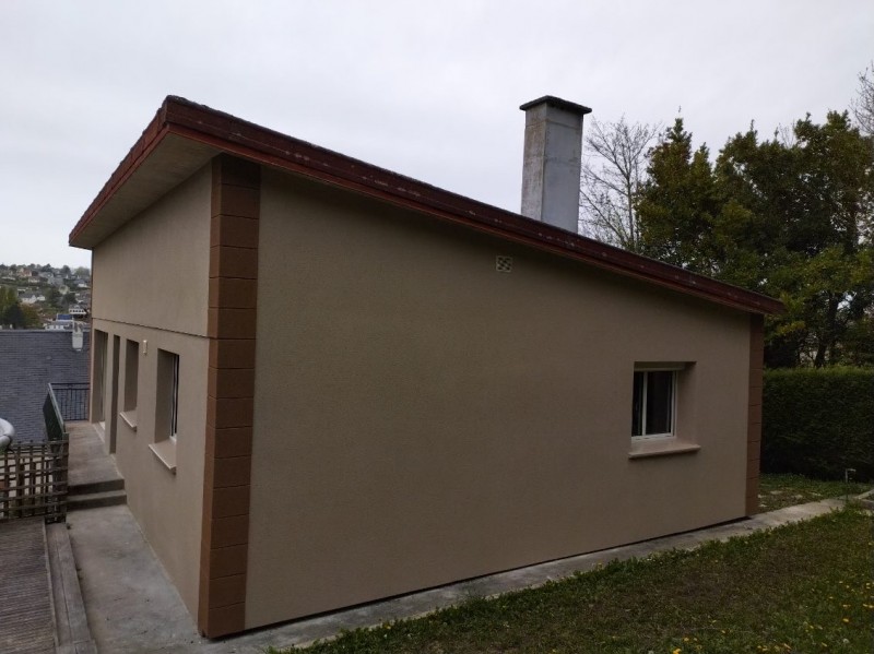 L'isolation extérieure par enduit sur isolant maison individuelle  Le Havre 76